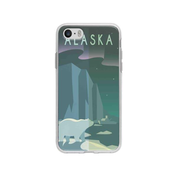 Coque Pour iPhone SE Alaska - Coque Wiqeo 5€-10€, Estelle Adam, Illustration, iPhone SE, Voyage Wiqeo, Déstockeur de Coques Pour iPhone