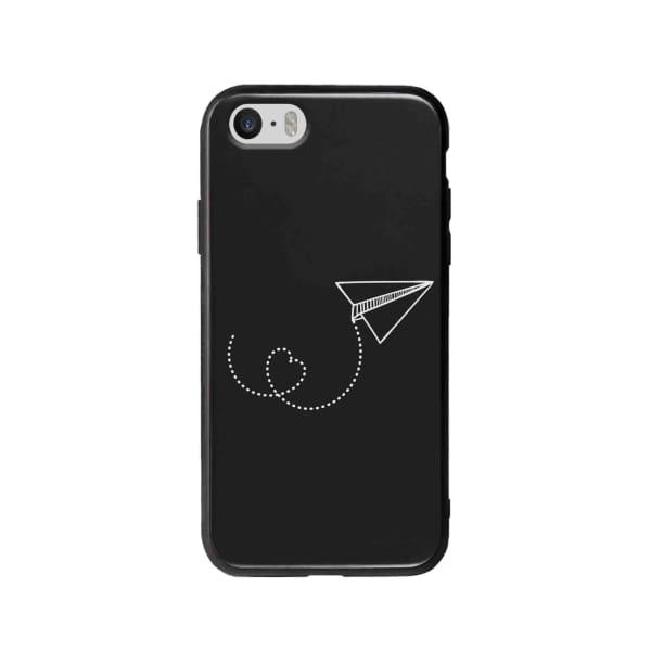 Coque Pour iPhone SE Avion en Papier - Coque Wiqeo 5€-10€, Estelle Adam, Illustration, iPhone SE Wiqeo, Déstockeur de Coques Pour iPhone