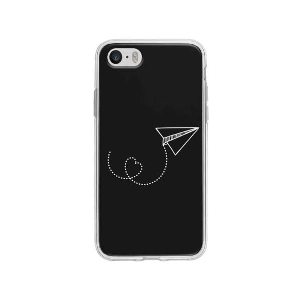 Coque Pour iPhone SE Avion en Papier - Coque Wiqeo 5€-10€, Estelle Adam, Illustration, iPhone SE Wiqeo, Déstockeur de Coques Pour iPhone