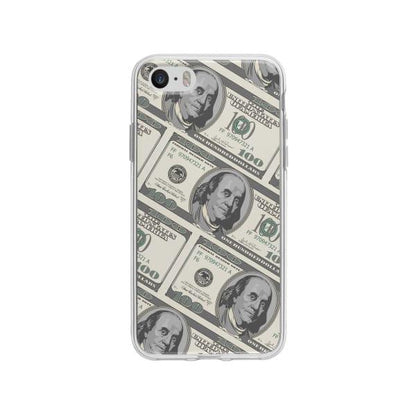 Coque Pour iPhone SE Billets Dollars - Coque Wiqeo 5€-10€, Estelle Adam, Illustration, iPhone SE Wiqeo, Déstockeur de Coques Pour iPhone