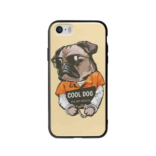 Coque Pour iPhone SE Carlin Prisonnier - Coque Wiqeo 5€-10€, Animaux, Estelle Adam, Illustration, iPhone SE Wiqeo, Déstockeur de Coques Pour iPhone