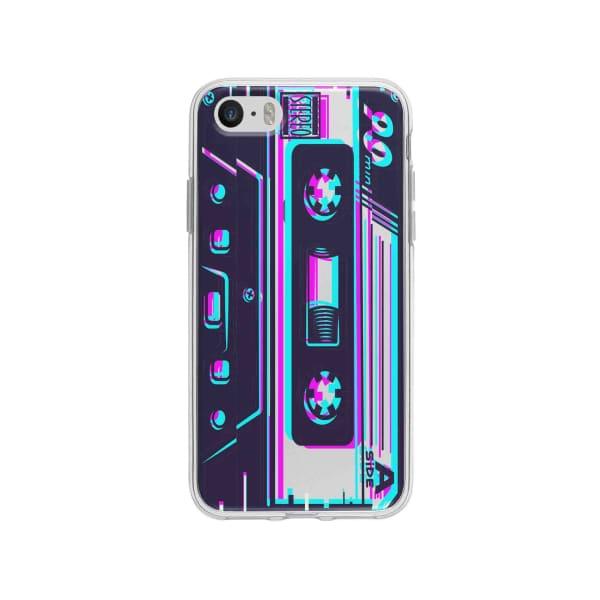 Coque Pour iPhone SE Cassette Glitché - Coque Wiqeo 5€-10€, Estelle Adam, Illustration, iPhone SE Wiqeo, Déstockeur de Coques Pour iPhone