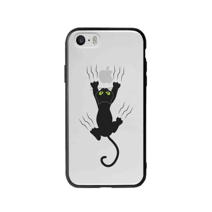 Coque Pour iPhone SE Chat Griffant - Coque Wiqeo 5€-10€, Géraud Fournier, Illustration, iPhone SE, Mignon Wiqeo, Déstockeur de Coques Pour iPhone