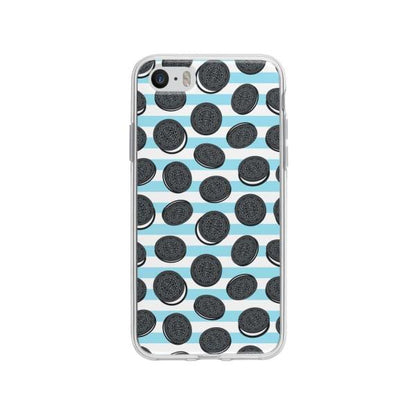 Coque Pour iPhone SE Cookies Oreo - Coque Wiqeo 5€-10€, Estelle Adam, iPhone SE, Motif Wiqeo, Déstockeur de Coques Pour iPhone