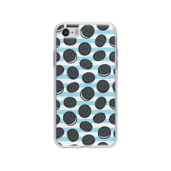 Coque Pour iPhone SE Cookies Oreo - Coque Wiqeo 5€-10€, Estelle Adam, iPhone SE, Motif Wiqeo, Déstockeur de Coques Pour iPhone