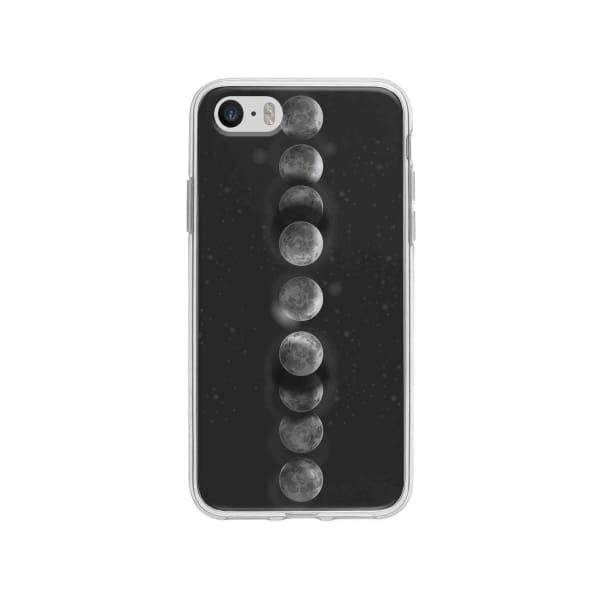 Coque Pour iPhone SE Éclipse Lunaire - Coque Wiqeo 5€-10€, Estelle Adam, Illustration, iPhone SE Wiqeo, Déstockeur de Coques Pour iPhone