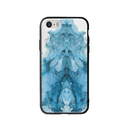 Coque Pour iPhone SE Encre Bleu - Coque Wiqeo 5€-10€, Estelle Adam, iPhone SE, Motif Wiqeo, Déstockeur de Coques Pour iPhone