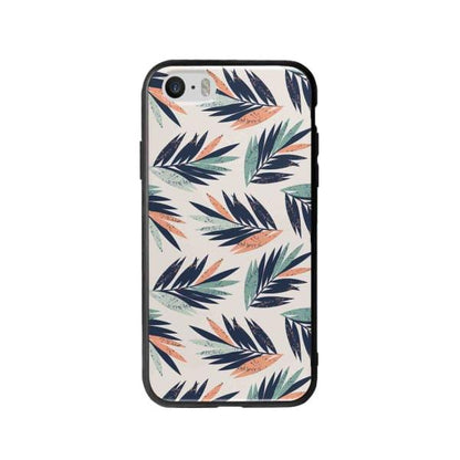 Coque Pour iPhone SE Feuilles Tropicales - Coque Wiqeo 5€-10€, Estelle Adam, Feuilles, iPhone SE, Motif Wiqeo, Déstockeur de Coques Pour iPhone