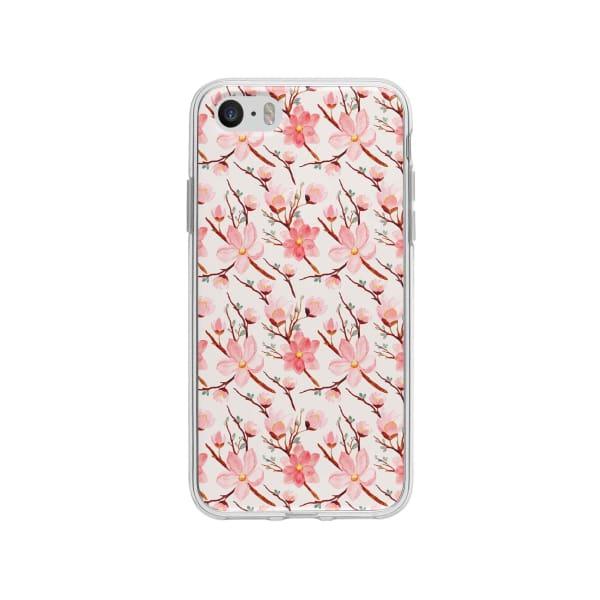 Coque Pour iPhone SE Fleur Rose - Coque Wiqeo 5€-10€, Albert Dupont, Fleur, iPhone SE Wiqeo, Déstockeur de Coques Pour iPhone