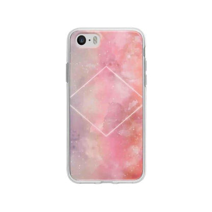 Coque Pour iPhone SE Galaxie Rose - Coque Wiqeo 5€-10€, Estelle Adam, Illustration, iPhone SE, Motif Wiqeo, Déstockeur de Coques Pour iPhone