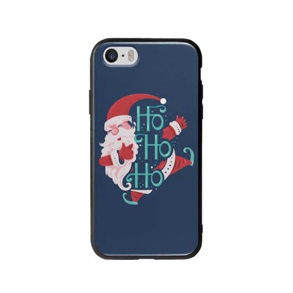 Coque Pour iPhone SE Ho Ho Ho Père Noël - Coque Wiqeo 5€-10€, Estelle Adam, iPhone SE, Motif, Noël Wiqeo, Déstockeur de Coques Pour iPhone