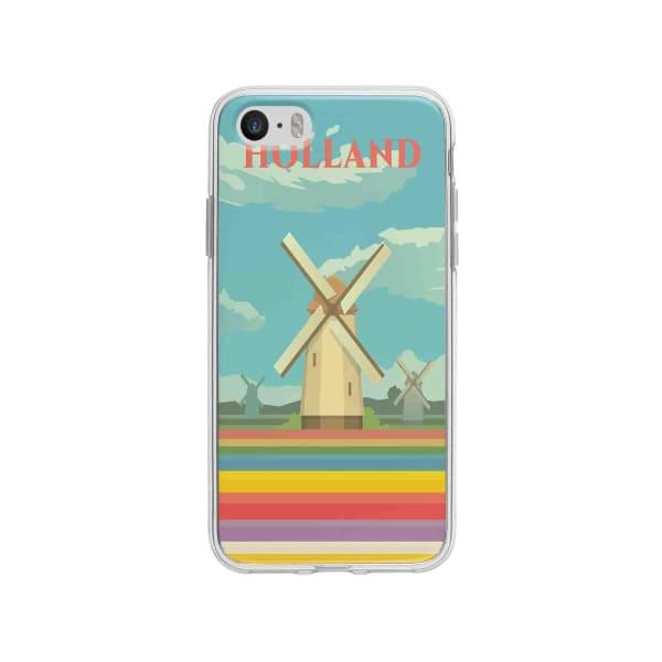 Coque Pour iPhone SE Hollande - Coque Wiqeo 5€-10€, Illustration, iPhone SE, Robert Guillory, Voyage Wiqeo, Déstockeur de Coques Pour iPhone