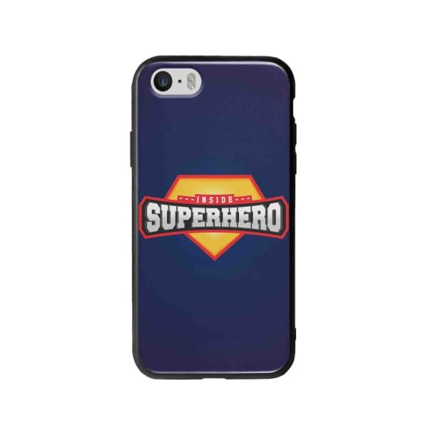 Coque Pour iPhone SE "Inside Superhero" - Coque Wiqeo 5€-10€, Estelle Adam, Illustration, iPhone SE Wiqeo, Déstockeur de Coques Pour iPhone