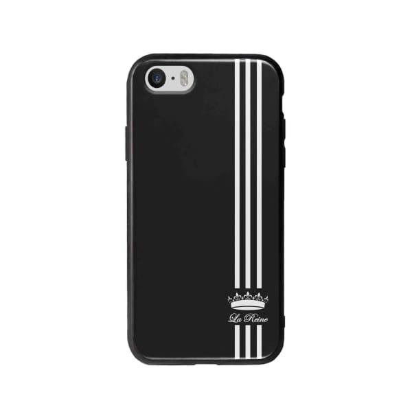 Coque Pour iPhone SE La Reine - Coque Wiqeo 5€-10€, Estelle Adam, iPhone SE, Motif Wiqeo, Déstockeur de Coques Pour iPhone