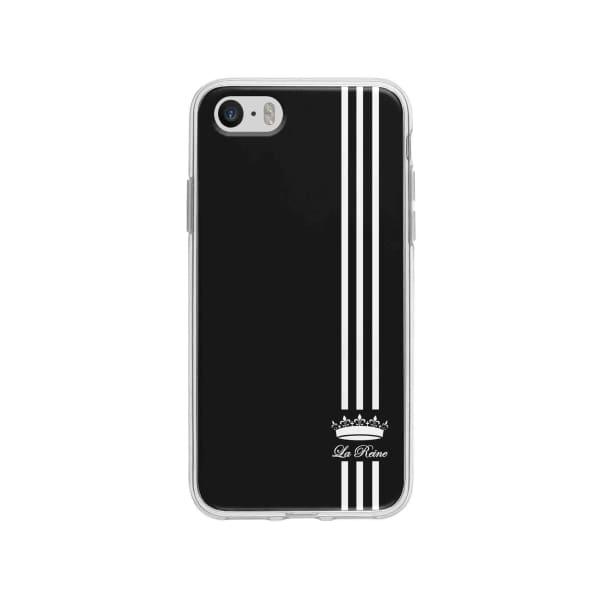 Coque Pour iPhone SE La Reine - Coque Wiqeo 5€-10€, Estelle Adam, iPhone SE, Motif Wiqeo, Déstockeur de Coques Pour iPhone