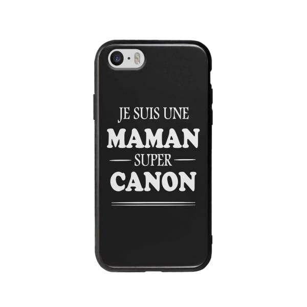 Coque Pour iPhone SE "Maman Canon" - Coque Wiqeo 5€-10€, Géraud Fournier, iPhone SE, Mignon Wiqeo, Déstockeur de Coques Pour iPhone