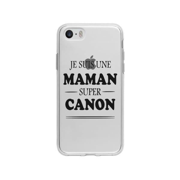 Coque Pour iPhone SE "Maman Canon" - Coque Wiqeo 5€-10€, Géraud Fournier, iPhone SE, Mignon Wiqeo, Déstockeur de Coques Pour iPhone