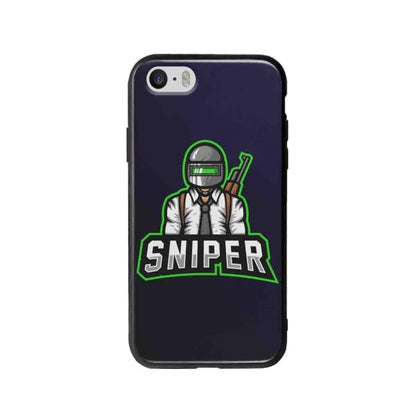 Coque Pour iPhone SE Mascotte Sniper - Coque Wiqeo 5€-10€, Estelle Adam, Illustration, iPhone SE Wiqeo, Déstockeur de Coques Pour iPhone