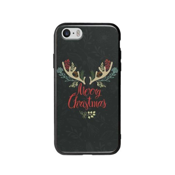 Coque Pour iPhone SE "Merry Christmas" - Coque Wiqeo 5€-10€, Estelle Adam, Illustration, iPhone SE Wiqeo, Déstockeur de Coques Pour iPhone