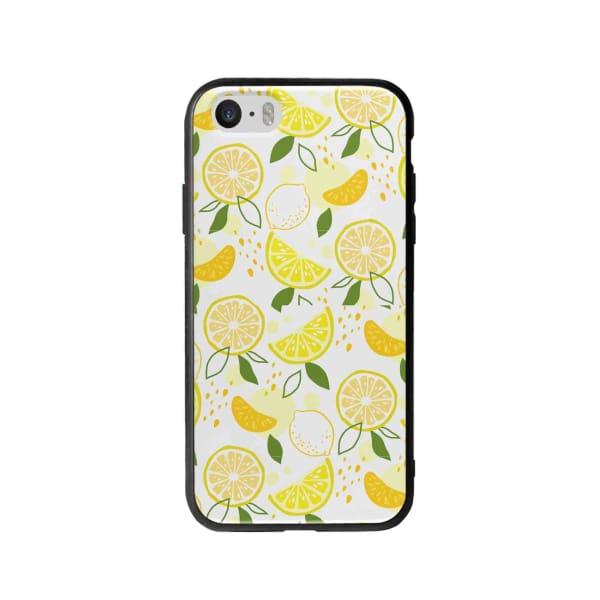 Coque Pour iPhone SE Motif Citron - Coque Wiqeo 5€-10€, Estelle Adam, Illustration, iPhone SE, Motif Wiqeo, Déstockeur de Coques Pour iPhone