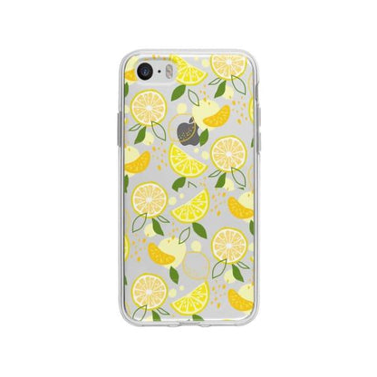 Coque Pour iPhone SE Motif Citron - Coque Wiqeo 5€-10€, Estelle Adam, Illustration, iPhone SE, Motif Wiqeo, Déstockeur de Coques Pour iPhone