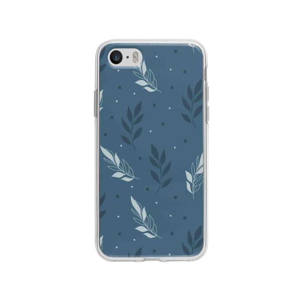 Coque Pour iPhone SE Motif Floral - Coque Wiqeo 5€-10€, Estelle Adam, Feuilles, iPhone SE, Motif Wiqeo, Déstockeur de Coques Pour iPhone