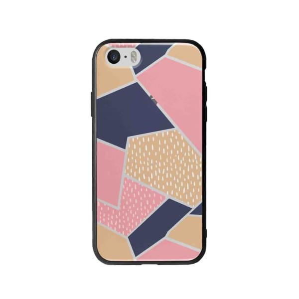 Coque Pour iPhone SE Motif Géométrique - Coque Wiqeo 5€-10€, Estelle Adam, iPhone SE, Motif Wiqeo, Déstockeur de Coques Pour iPhone