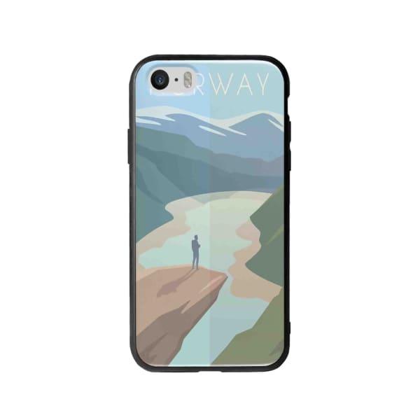 Coque Pour iPhone SE Norvège - Coque Wiqeo 5€-10€, Illustration, iPhone SE, Robert Guillory, Voyage Wiqeo, Déstockeur de Coques Pour iPhone