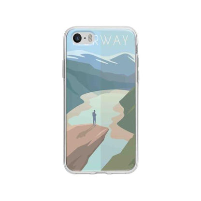 Coque Pour iPhone SE Norvège - Coque Wiqeo 5€-10€, Illustration, iPhone SE, Robert Guillory, Voyage Wiqeo, Déstockeur de Coques Pour iPhone