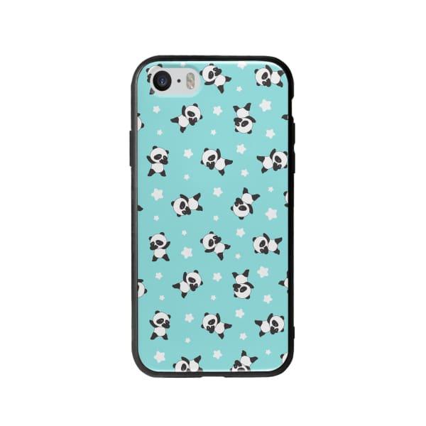 Coque Pour iPhone SE Panda Dab - Coque Wiqeo 5€-10€, Animaux, Estelle Adam, iPhone SE, Motif Wiqeo, Déstockeur de Coques Pour iPhone