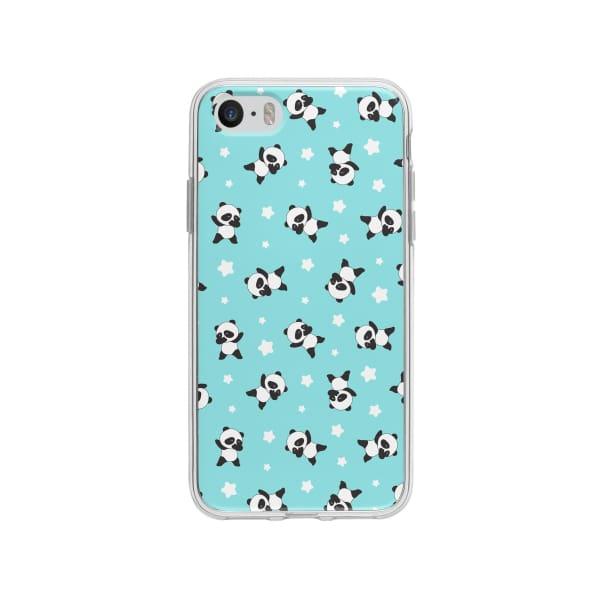 Coque Pour iPhone SE Panda Dab - Coque Wiqeo 5€-10€, Animaux, Estelle Adam, iPhone SE, Motif Wiqeo, Déstockeur de Coques Pour iPhone