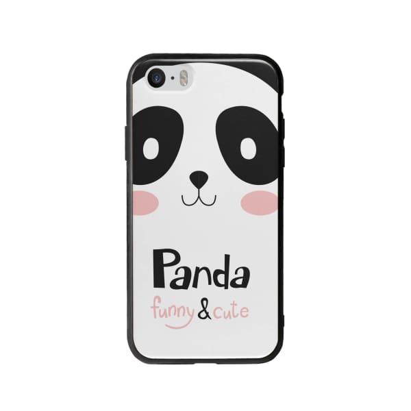 Coque Pour iPhone SE Panda Mignon - Coque Wiqeo 5€-10€, Animaux, Géraud Fournier, iPhone SE, Mignon Wiqeo, Déstockeur de Coques Pour iPhone