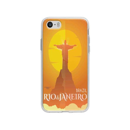 Coque Pour iPhone SE Rio de Janeiro - Coque Wiqeo 5€-10€, Estelle Adam, Illustration, iPhone SE, Voyage Wiqeo, Déstockeur de Coques Pour iPhone