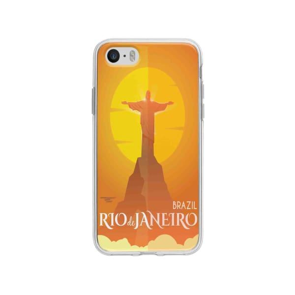 Coque Pour iPhone SE Rio de Janeiro - Coque Wiqeo 5€-10€, Estelle Adam, Illustration, iPhone SE, Voyage Wiqeo, Déstockeur de Coques Pour iPhone