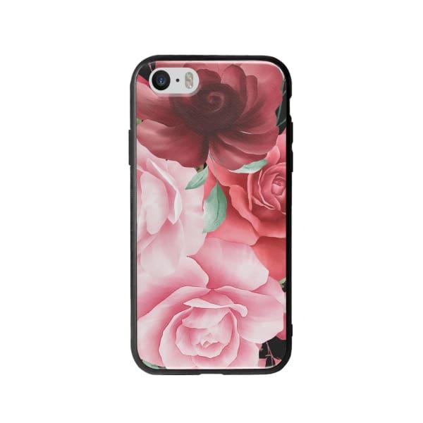 Coque Pour iPhone SE Roses - Coque Wiqeo 5€-10€, Albert Dupont, Fleur, iPhone SE Wiqeo, Déstockeur de Coques Pour iPhone