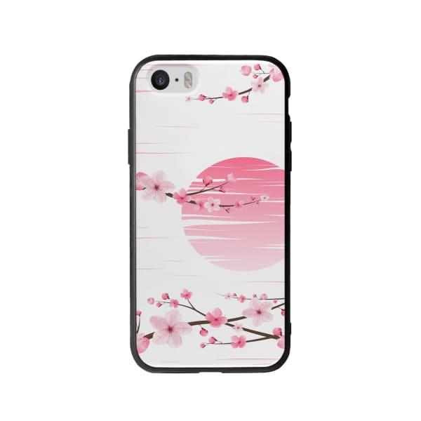 Coque Pour iPhone SE Sakura Blanc - Coque Wiqeo 5€-10€, Albert Dupont, Fleur, iPhone SE Wiqeo, Déstockeur de Coques Pour iPhone