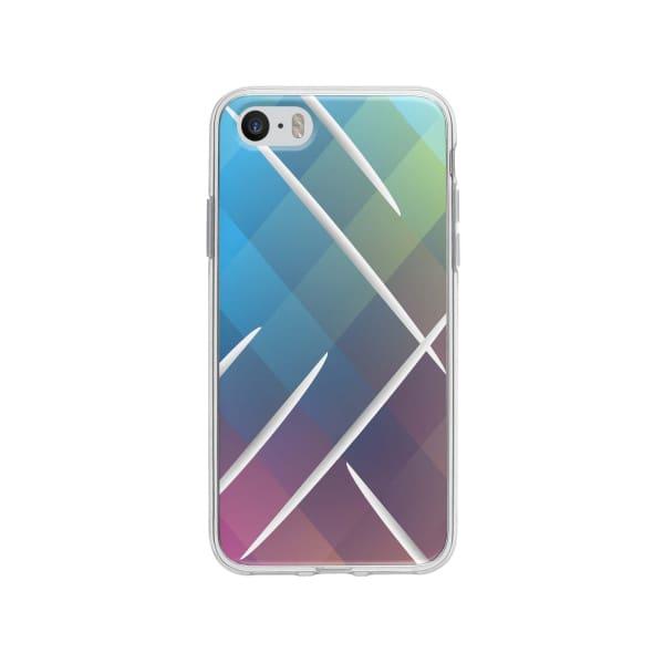 Coque Pour iPhone SE Teintes Abstraites - Coque Wiqeo 5€-10€, Estelle Adam, iPhone SE, Motif Wiqeo, Déstockeur de Coques Pour iPhone