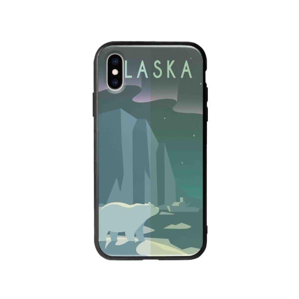 Coque Pour iPhone X Alaska - Coque Wiqeo 10€-15€, Estelle Adam, Illustration, iPhone X, Voyage Wiqeo, Déstockeur de Coques Pour iPhone