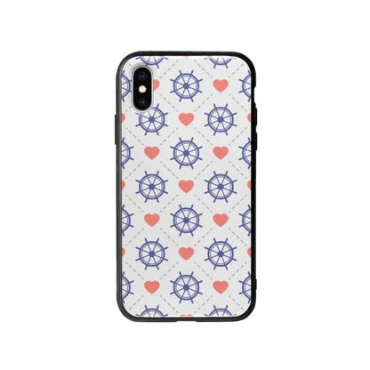 Coque Pour iPhone X Barres et Cœurs - Coque Wiqeo 10€-15€, Cœurs, Estelle Adam, iPhone X, Motif Wiqeo, Déstockeur de Coques Pour iPhone