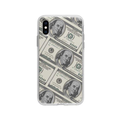 Coque Pour iPhone X Billets Dollars - Coque Wiqeo 10€-15€, Estelle Adam, Illustration, iPhone X Wiqeo, Déstockeur de Coques Pour iPhone