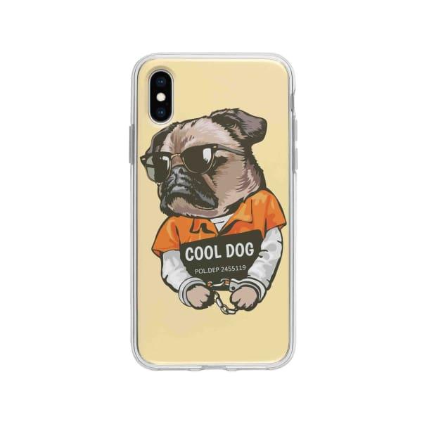 Coque Pour iPhone X Carlin Prisonnier - Coque Wiqeo 10€-15€, Animaux, Estelle Adam, Illustration, iPhone X Wiqeo, Déstockeur de Coques Pour iPhone