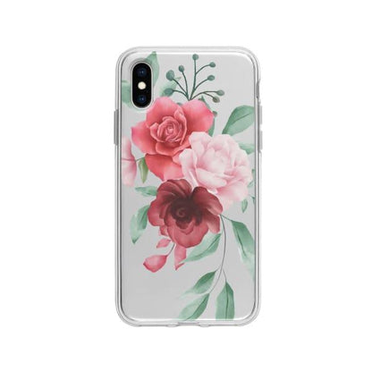 Coque Pour iPhone X Composition Florale - Coque Wiqeo 10€-15€, Albert Dupont, Fleur, iPhone X Wiqeo, Déstockeur de Coques Pour iPhone