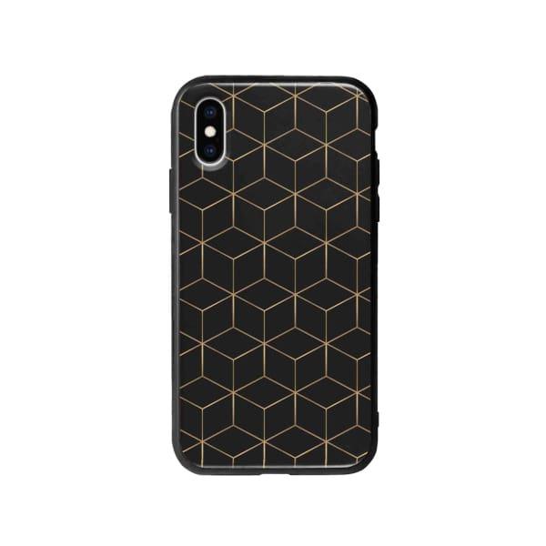 Coque Pour iPhone X Cubes et Hexagones - Coque Wiqeo 10€-15€, Estelle Adam, iPhone X, Motif Wiqeo, Déstockeur de Coques Pour iPhone