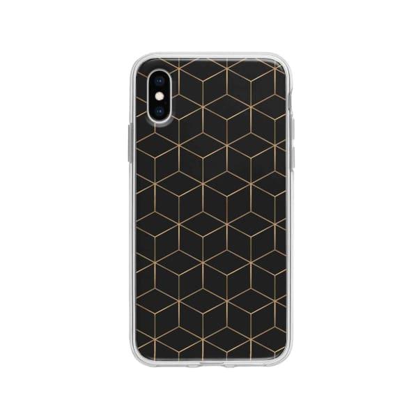 Coque Pour iPhone X Cubes et Hexagones - Coque Wiqeo 10€-15€, Estelle Adam, iPhone X, Motif Wiqeo, Déstockeur de Coques Pour iPhone