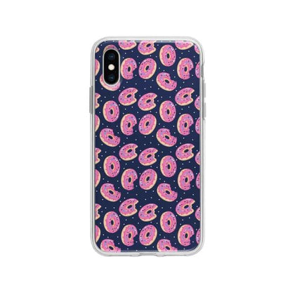 Coque Pour iPhone X Donuts - Coque Wiqeo 10€-15€, Estelle Adam, iPhone X, Motif Wiqeo, Déstockeur de Coques Pour iPhone