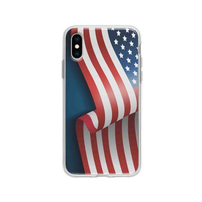 Coque Pour iPhone X Drapeau U.S.A. - Coque Wiqeo 10€-15€, Drapeau, Estelle Adam, Illustration, iPhone X Wiqeo, Déstockeur de Coques Pour iPhone