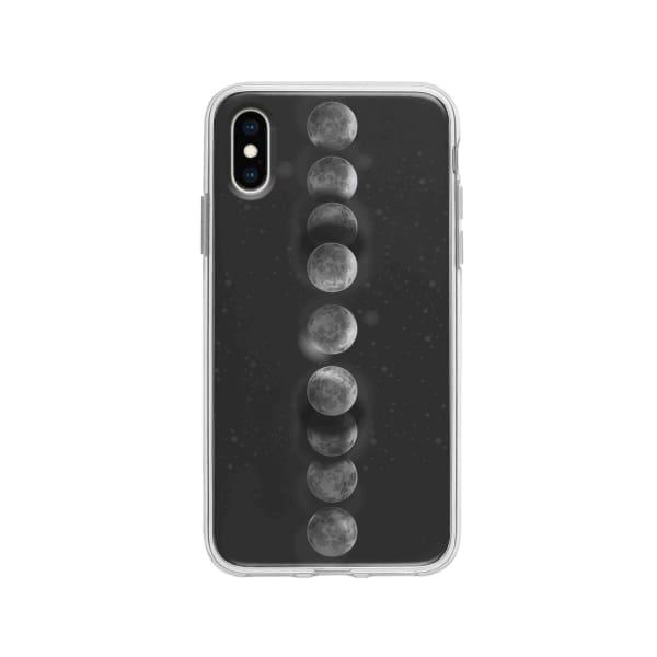 Coque Pour iPhone X Éclipse Lunaire - Coque Wiqeo 10€-15€, Estelle Adam, Illustration, iPhone X Wiqeo, Déstockeur de Coques Pour iPhone