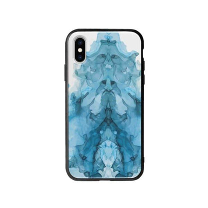 Coque Pour iPhone X Encre Bleu - Coque Wiqeo 10€-15€, Estelle Adam, iPhone X, Motif Wiqeo, Déstockeur de Coques Pour iPhone