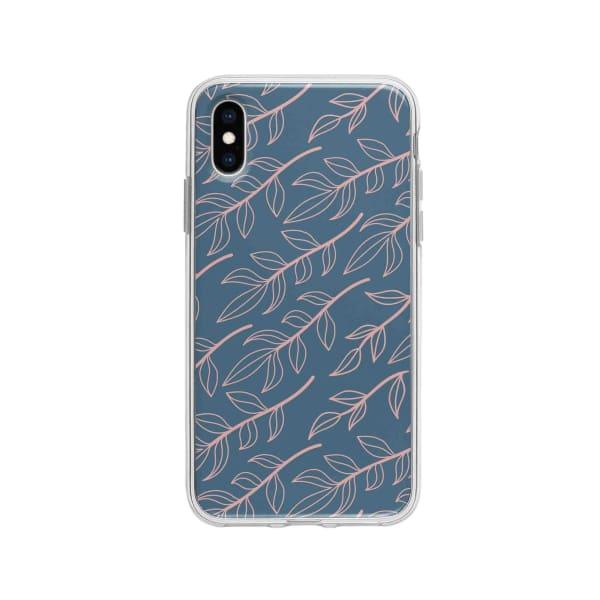 Coque Pour iPhone X Feuillage - Coque Wiqeo 10€-15€, Estelle Adam, Feuilles, iPhone X, Motif Wiqeo, Déstockeur de Coques Pour iPhone