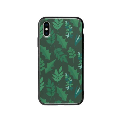 Coque Pour iPhone X Feuilles d'hiver - Coque Wiqeo 10€-15€, Estelle Adam, Feuilles, iPhone X, Motif Wiqeo, Déstockeur de Coques Pour iPhone